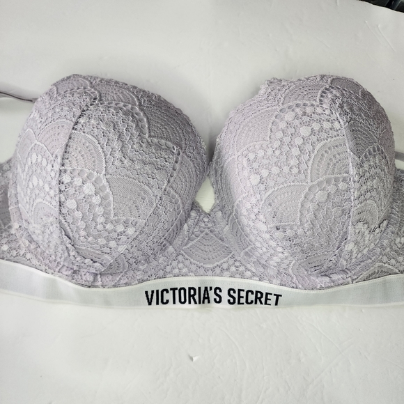 VS Victoria's Secret T Shirt Push up Full Coverage Bra Lavender - Picture 4 of 7